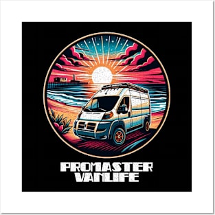 Dodge promaster vanlife Posters and Art